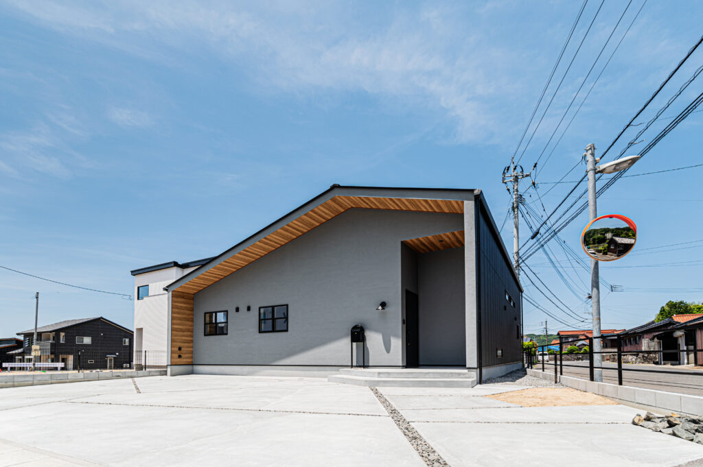 中庭のある平屋
