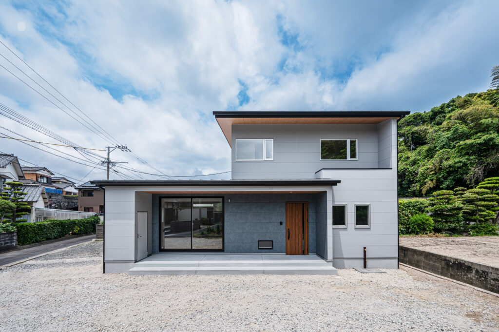 Ⅱ型キッチンのシンプルなお家